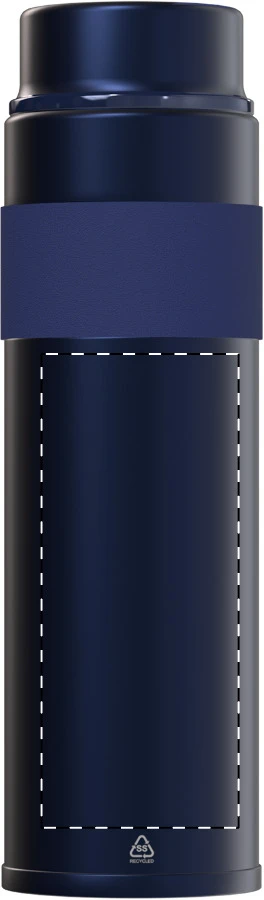 Lugula RSS izolovaná fľaša – dark blue – tlačová plocha – Predná strana
