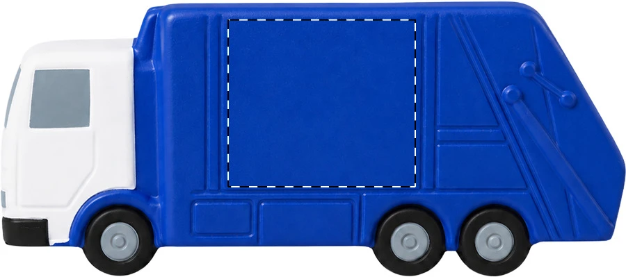 Binbud antistres – blue – tlačová plocha – Predná strana