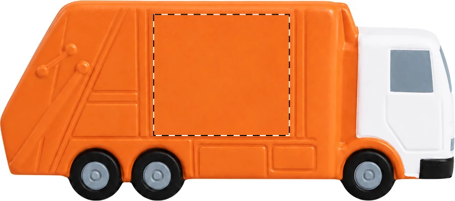 Binbud antistres – orange – tlačová plocha – Zadná strana