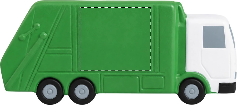 Binbud antistres – green – tlačová plocha – Zadná strana