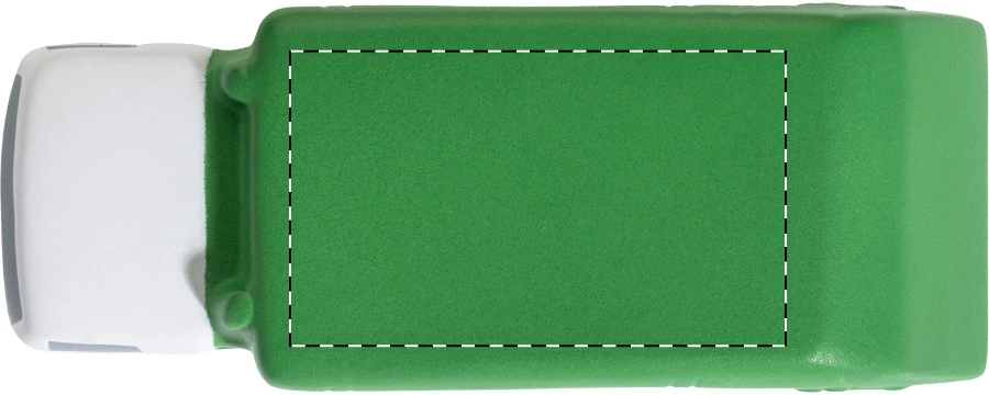Binbud antistres – green – tlačová plocha – Vrchná časť
