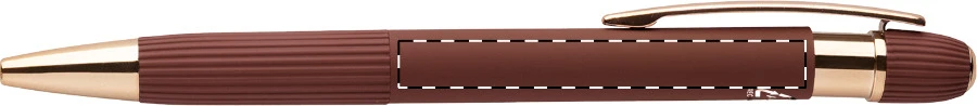 Rozzet sada s blokom – burgundy – tlačová plocha – Na telo - pre praváka
