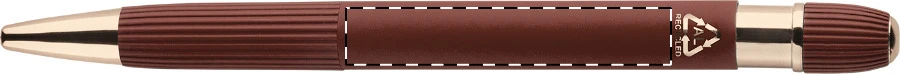 Rozzet sada s blokom – burgundy – tlačová plocha – Na telo - opačná strana klipu