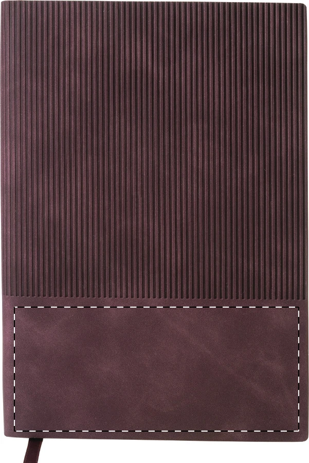 Strium sada s blokom – burgundy – tlačová plocha – Predná strana