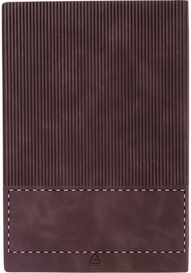 Strium sada s blokom – burgundy – tlačová plocha – Zadná strana