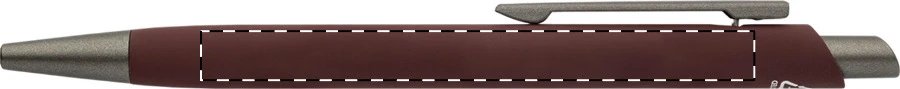 Strium sada s blokom – burgundy – tlačová plocha – Na telo - pre praváka