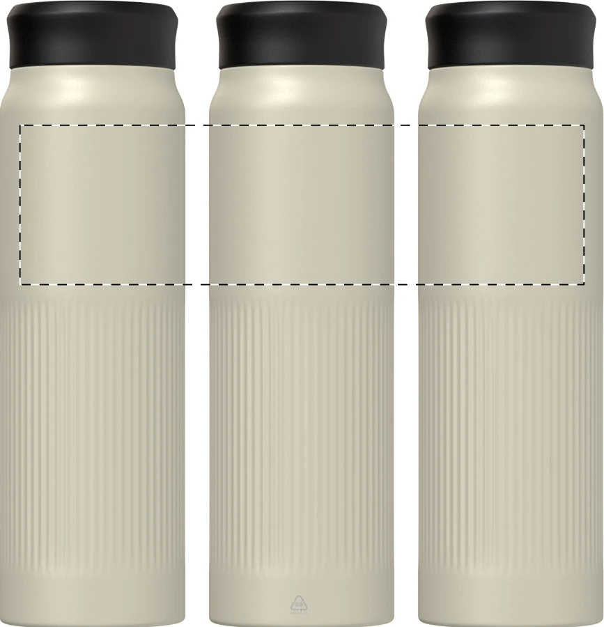 Nuptse RSS izolovaná fľaša – natural – tlačová plocha – Obal