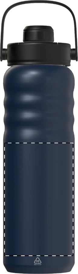 Chamlang RSS izolovaná fľaša – dark blue – tlačová plocha – Predná strana