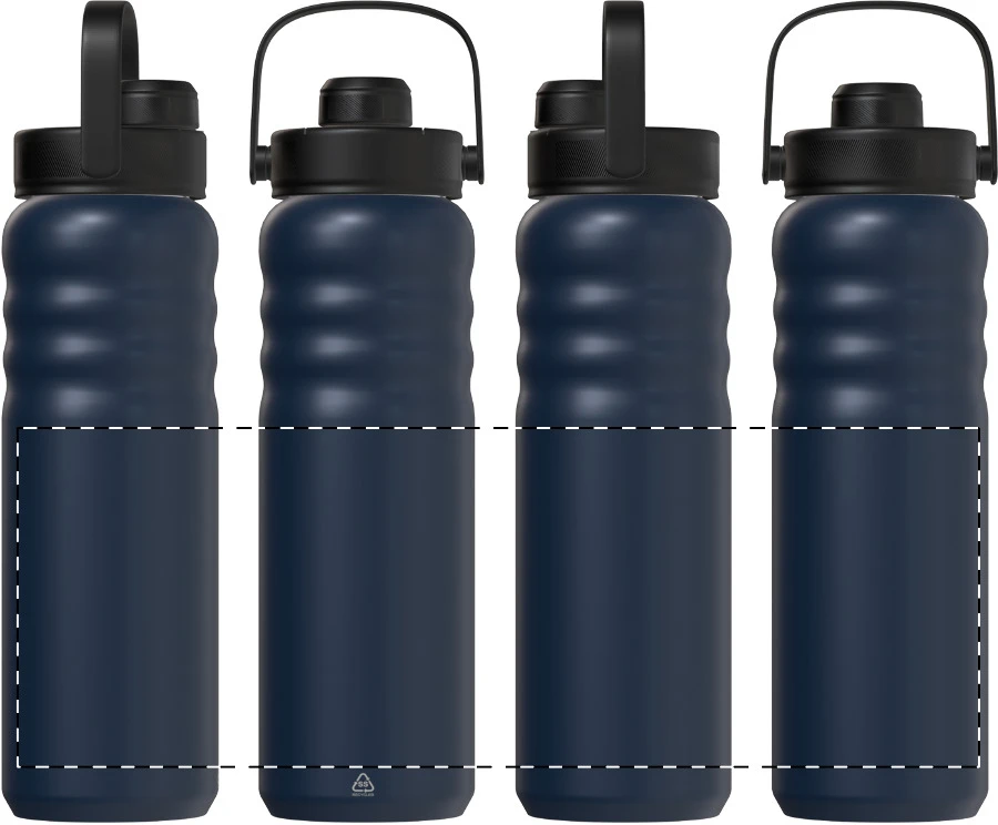 Chamlang RSS izolovaná fľaša – dark blue – tlačová plocha – Obal