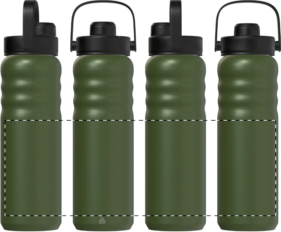 Chamlang RSS izolovaná fľaša – green – tlačová plocha – Obal