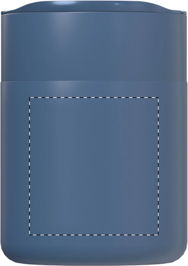 Sipicon cestovný kelímok – blue – tlačová plocha – Predná strana