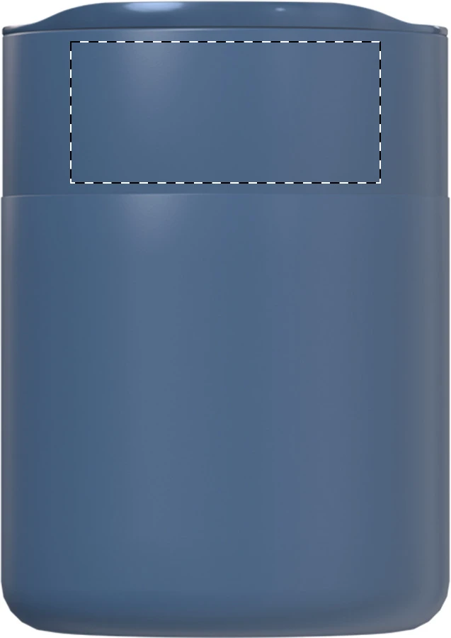 Sipicon cestovný kelímok – blue – tlačová plocha – Predná strana - vrchná časť