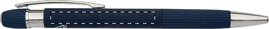 Vittria darčeková sada – dark blue – tlačová plocha – Guľôčkové pero na telo - pre ľaváka