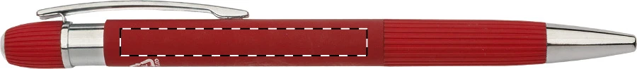 Vittria darčeková sada – burgundy – tlačová plocha – Guľôčkové pero na telo - pre ľaváka
