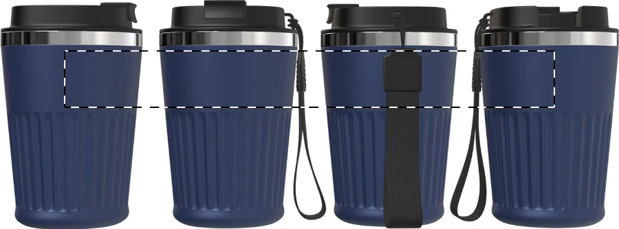 Vittria darčeková sada – dark blue – tlačová plocha – Celoplošná potlač – rotačná sieťotlač