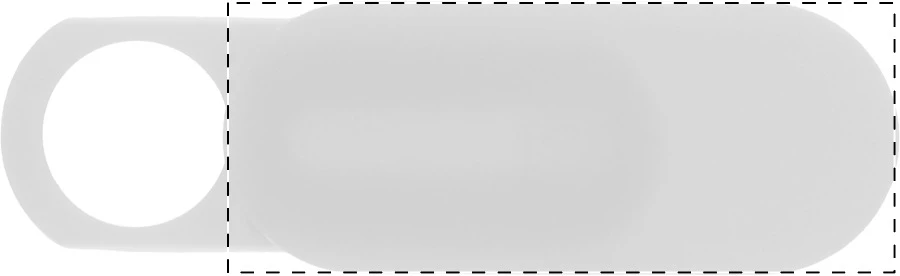 Cameo RABS blokátor web kamery – white – tlačová plocha – Posunutie doprava