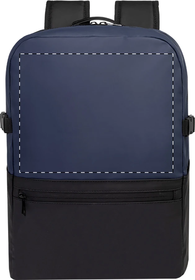 Boulton batoh RPU – dark blue – tlačová plocha – Nad vreckom