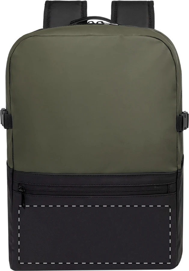 Boulton batoh RPU – green – tlačová plocha – Vrecko