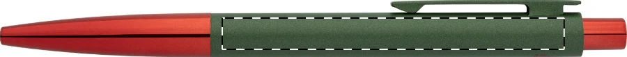Krokvik guličkové pero – green – tlačová plocha – Na telo - pre praváka