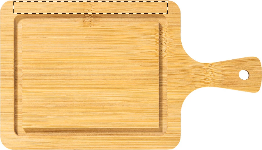 BiteTime servírovacia doska – natural – tlačová plocha – Vrchná - horná časť