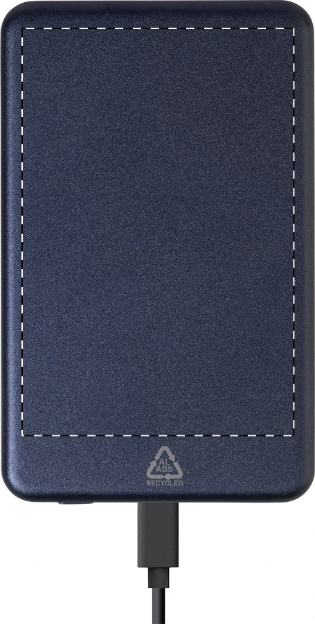 RaluLux powerbanka – dark blue – tlačová plocha – Zadná strana
