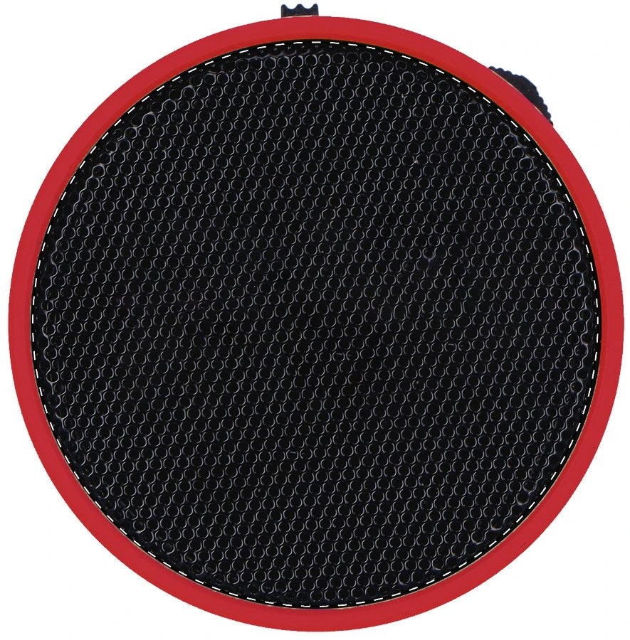 Decibel bezdrôtový reproduktor – red – tlačová plocha – Vrchná časť