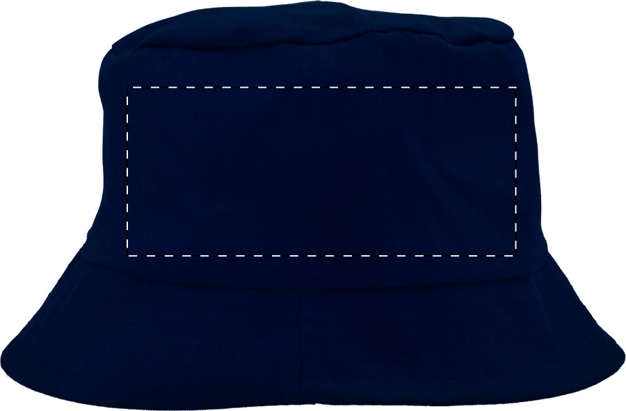 Bucketo rybársky klobúk – dark blue – tlačová plocha – Pravá strana