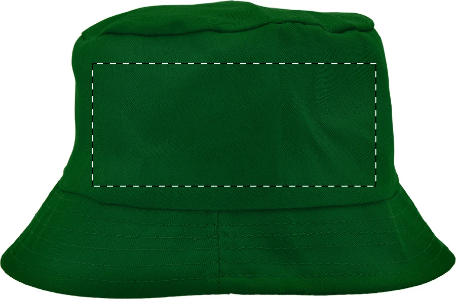 Bucketo rybársky klobúk – green – tlačová plocha – Pravá strana