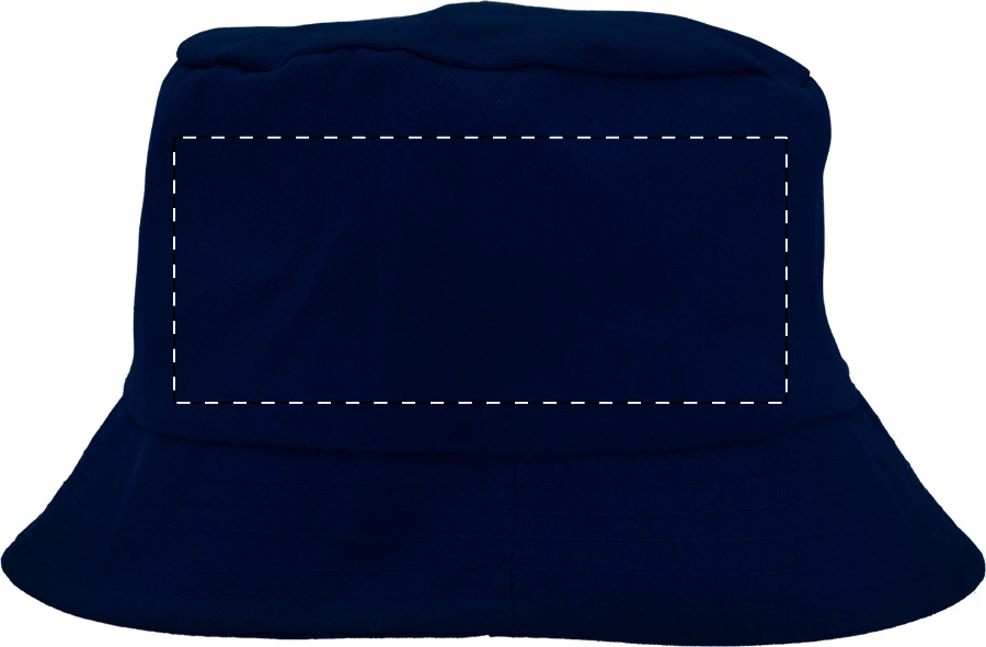Bucketo rybársky klobúk – dark blue – tlačová plocha – Ľavá strana