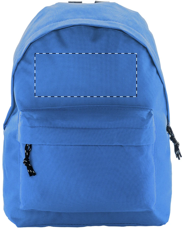 Atlantis ruksak – blue – tlačová plocha – Nad vreckom