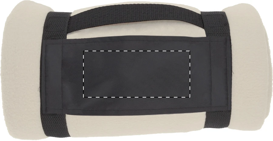 Vinson deka – beige – tlačová plocha – Popruh