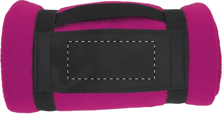 Vinson deka – pink – tlačová plocha – Popruh