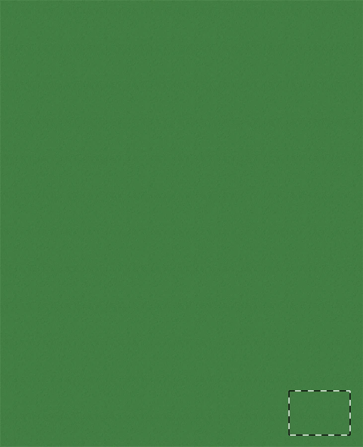 Vinson deka – green – tlačová plocha – Pravý dolný roh