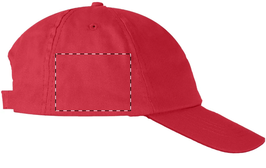 Reggie šiltovka – red – tlačová plocha – Pravá strana