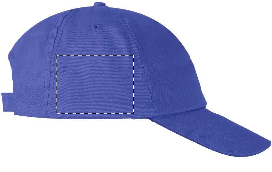 Reggie šiltovka – blue – tlačová plocha – Pravá strana