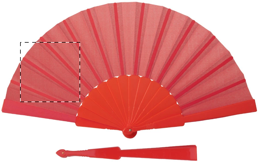 Costa vejár – red – tlačová plocha – Ľavá strana