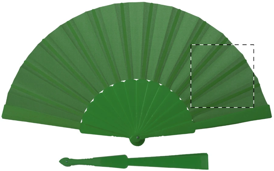 Costa vejár – green – tlačová plocha – Pravá strana