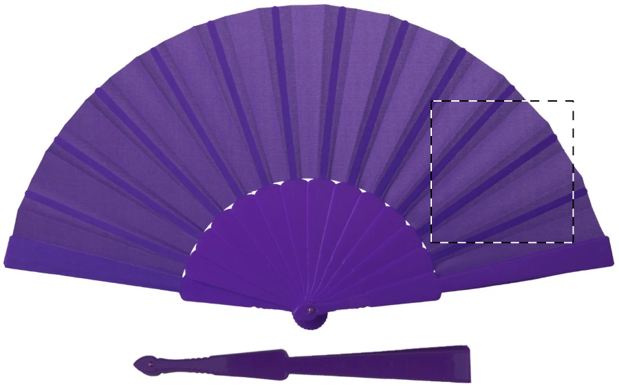 Costa vejár – purple – tlačová plocha – Pravá strana