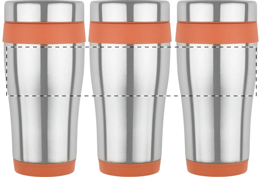 Caprol termo hrnček – orange – tlačová plocha – Obal