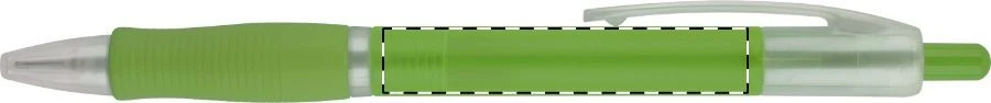 Caracal guľôčkové pero – lime green – tlačová plocha – Na telo - pre praváka
