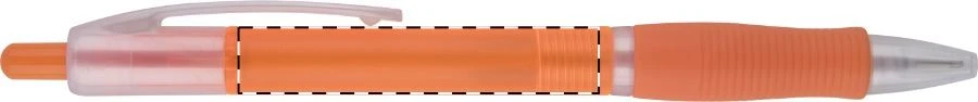 Caracal guľôčkové pero – orange – tlačová plocha – Na telo - pre ľaváka