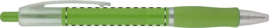 Caracal guľôčkové pero – lime green – tlačová plocha – Na telo - pre ľaváka