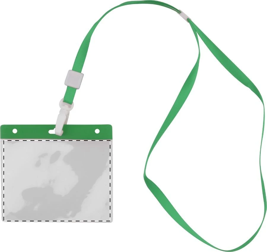 Ballek šnúrka na krk – green – tlačová plocha – Zadná strana