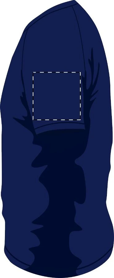 Endura športové tričko – dark blue – tlačová plocha – Ľavý rukáv