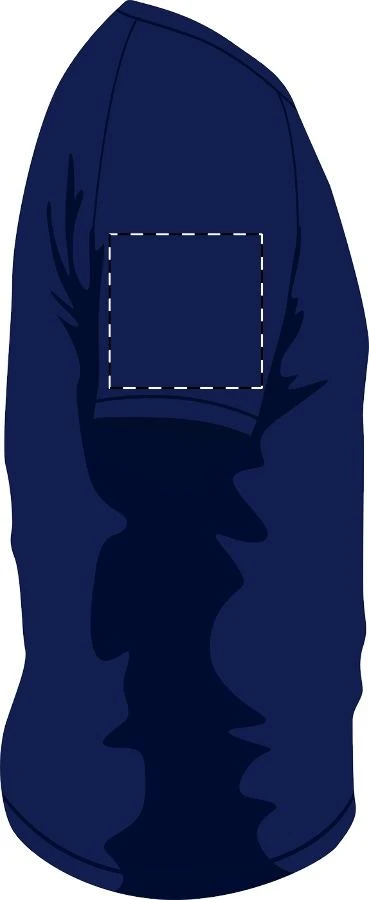Endura športové tričko – dark blue – tlačová plocha – Pravý rukáv
