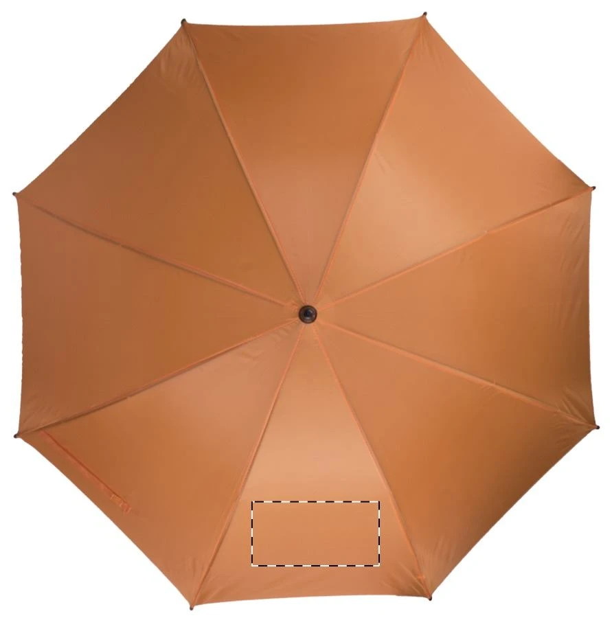 Henderson automatický dáždnik – orange – tlačová plocha – Panel 2