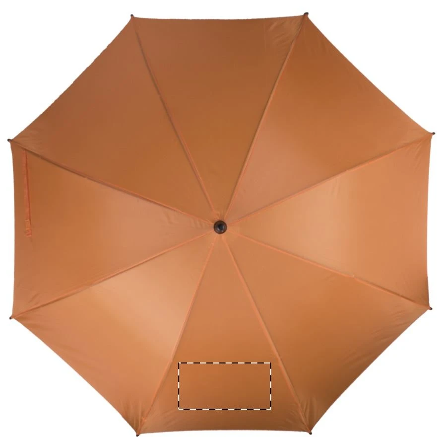 Henderson automatický dáždnik – orange – tlačová plocha – Panel 3