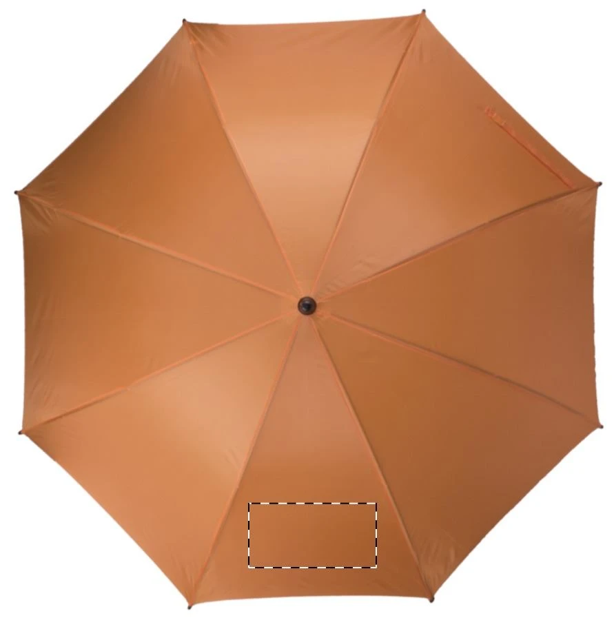 Henderson automatický dáždnik – orange – tlačová plocha – Panel 6