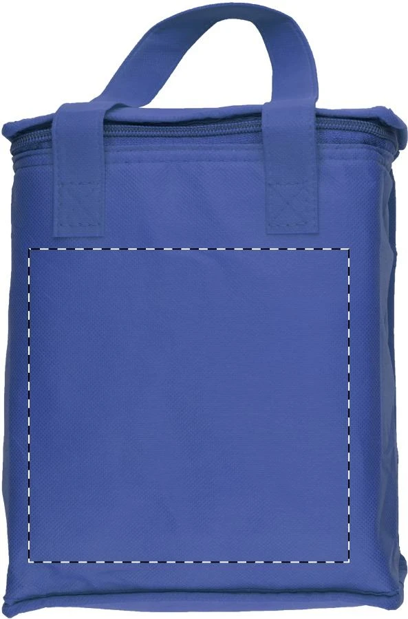 Fridrate chladiaca taška – blue – tlačová plocha – Zadná strana