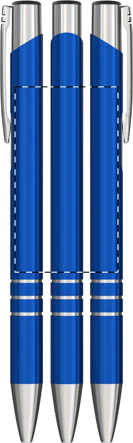 Channel guľôčkové pero – blue – tlačová plocha – Obal
